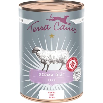 6x400g Lam Terra Canis Derma natvoer voor honden