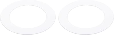 Metaal Cirkel - Afdekring Plafondlamp - Gaten Afdekken - Zonder Gereedschap - 91 mm Buitendiameter - Mat Wit
