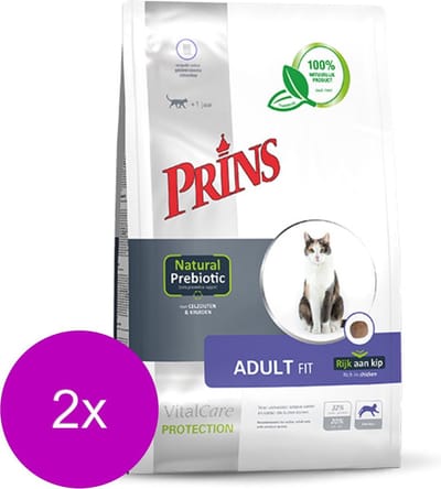 Prins Vitalcare Protection Adult Fit - Kattenvoer - 2 x 1.5 kg