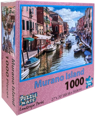 Puzzle Mate – Murano Island – Legpuzzel 1000 stukjes - 68,6 × 50,8 cm - 14+