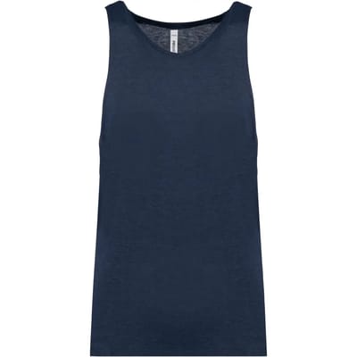 Triblend herentanktop sportshirt 'Proact' Navy Heather - L