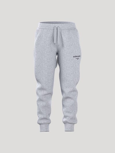 Björn Borg Essential 1 Joggingbroek Kinderen Sportbroek Jongens - Lichtgrijs - Maat 158/164