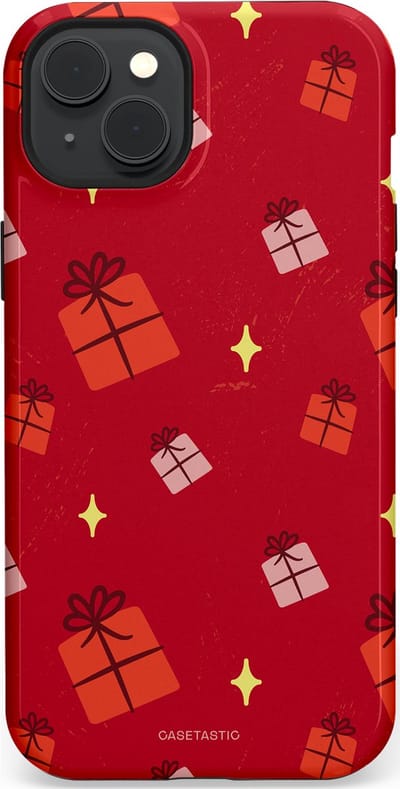 Casetastic hoesje geschikt voor Apple iPhone 15 Plus - MagSafe - Dubbellaagse bescherming - Rode Sinterkerst Cadeaus - Fashion Case - Rood