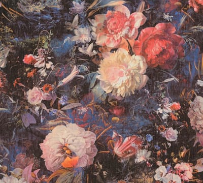 BONTE BLOEMEN BEHANG | Landelijk - met glitter - A.S. Création The Bos