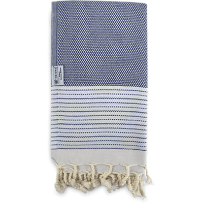 The One Towelling Exclusive Hamamdoek - 90 x 170 cm - Hoge vochtopname - 550 gr/m² - Katoen - Marineblauw