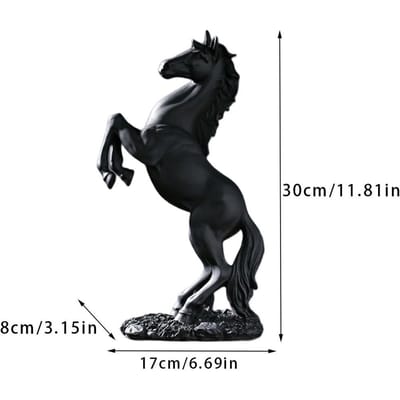 Nouveaux Ornements Feng Shui Chinois 12 Signes du Zodiaque Cheval Vers le Succès Ornements pour Bureau Décoration d'Ouverture de Maison Déménagement Nouvelle Maison Idée Cadeau horse ornament