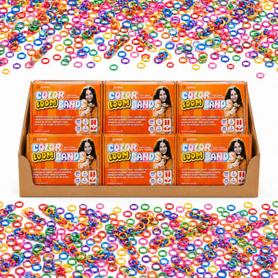 Loombandjes Voordeelpakket – 6 Complete Starter Sets – 4.800 Loombandjes – Inclusief Loombord, S-Clips, Loomnaald & Instructies – Voor Kinderfeestjes, School & Kinderdagverblijf
