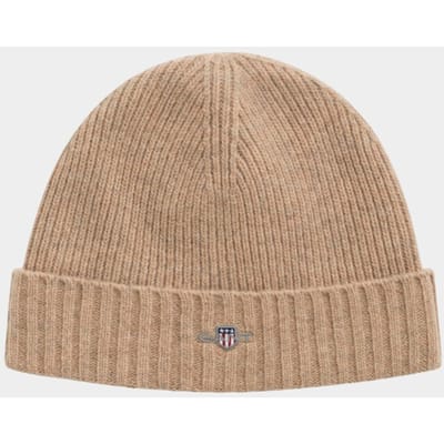 Gant Muts Beige UNISEX. SHIELD WOOL BEANIE 9910023/296