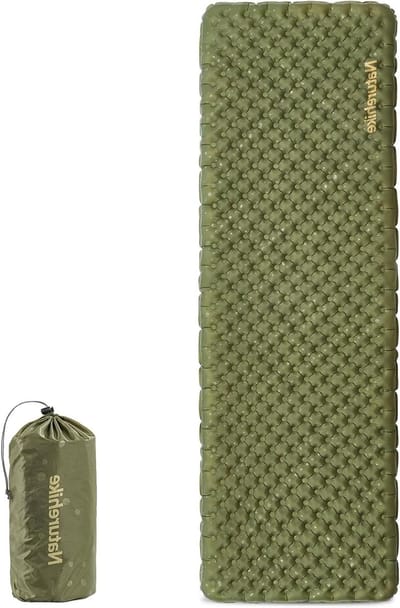Zelfopblazende Mat - Luchtbed Camping - Outdoor Slapen - Warmte Isolatie 3.5R - 7cm Dik - Groen
