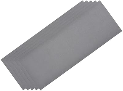 Schuurvellen voor nat en droog gebruik, 22.5cm x 9.7cm, silicon carbide korrel voor hout, metaal en gipsplaten - 5 stuks