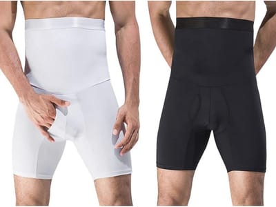 Heren Bodyshaper Boxershorts met Buikweg-effect en Taille Controle