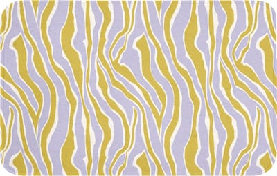WC mat 80x50 cm - Antislip - Zebra - Modern - Meerkleurig - Toiletmat - Vloermat - Douchemat - Toilet tapijt - Toiletmatten