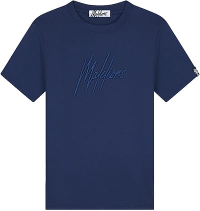 Malelions essentials t-shirt in de kleur blauw.