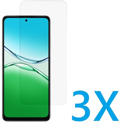Glasplaatje Geschikt voor: Xiaomi Redmi A5 - 3x Screenprotector - screen protector - glas - bescherm - beschermglas