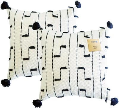 Kussens Set - Decoratiekussens - Bank en Stoel - Handgeweven Katoen - 45 x 45 cm - Meerkleurig