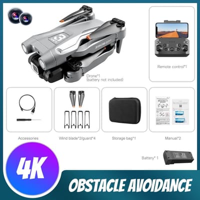 Nieuwe Z908max Intelligent Obstacle Avoidance Drone ESC HD Groothoek Dual Camera Wifi Fpv Quadcopter Optische Stroom Rc Helikopter Speelgoed Cadeau 1B