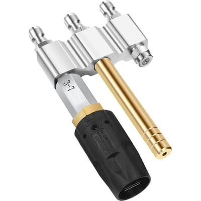 M5 Draaikoppeling 14 inch Snelle Verbinding 10004050PSI 37GPM 3-in-1 Hogedruk Lange Bereik Zeep