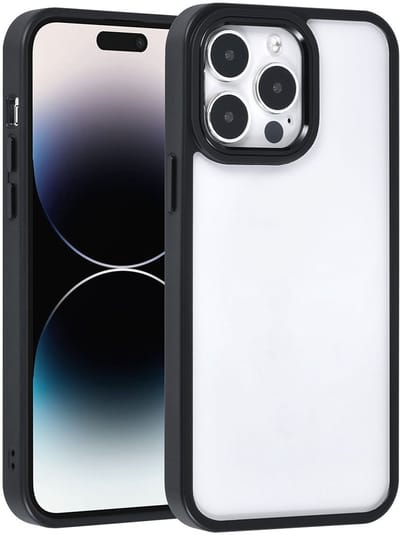 UNIQ Accessory iPhone 14 Pro Max Backcover hoesje - Zwart