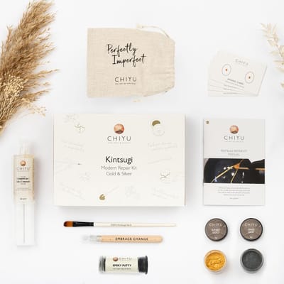 Kintsugi repair kit - Goudlijm - Zilverlijm - Voedselveilig - Vaatwasserbestendig