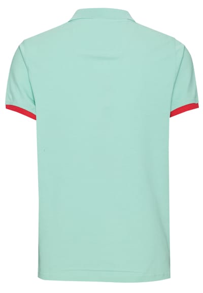Contrast Polo Piqué Shirt Normale Pasvorm