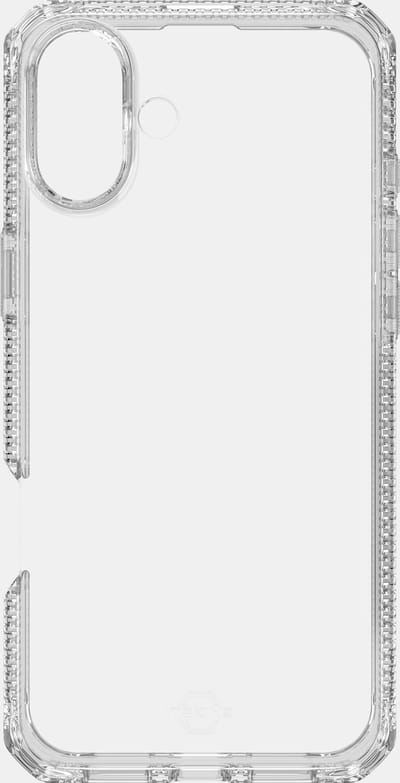 ITSKINS Doorzichtig Hoesje geschikt voor Apple iPhone 16 Telefoonhoesje Flexibel TPU | ITSKINS Level 2 SpectrumClear R Backcover Shockproof | Doorzichtig Telefoonhoesje iPhone 16 | Schokbestendig iPhone 16 Telefoonhoesje | Anti Shock Proof -