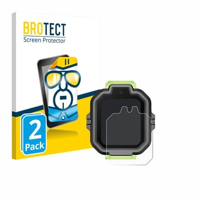 BROTECT - Screenprotector voor TickTalk 5 Smart Watch - Folie Beschermfolie transparant 2 Stuks