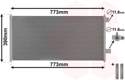 Van Wezel - LUCHTCONDENSATOR VOOR FORD TRANSIT CONNECT 2003-2006 2T1H19710AB
