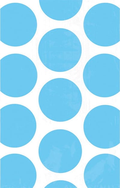 Amscan Papieren Zakjes Stippen 10 Stuks 11,3 X 17,7 Cm Hemelsblauw