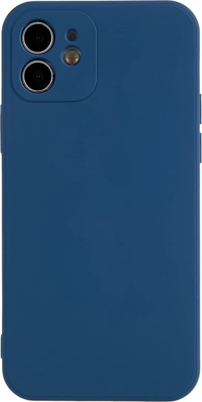 Coverup Hoesje - Geschikt voor iPhone 12 Hoesje - Coverup Colour TPU Back Cover - Metallic Blue