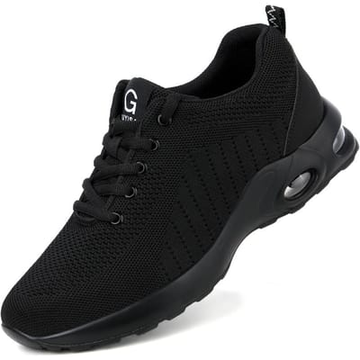 Lichtgewicht Onverwoestbare Veiligheidsschoenen Heren Dames Werksneakers Ademend Anti-Smash Werkveiligheidslaarzen Stalen Neus Heren Werkschoenen 43
