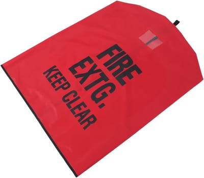 Brandblusserhoes - Beschermhoes - Buiten Bescherming - Vorstbestendig Waterdicht - 100x75cm - Rood