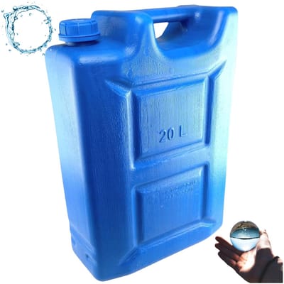 Anwicar Jerrycan voor Water - 20 L - Watercontainer - Camping Watertank - Blauw