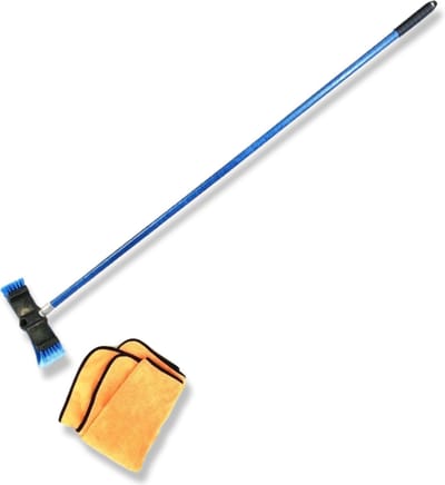MAUS Autowasset professioneel - Autowasborstel en droogdoek XL 60x90cm