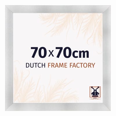 Fotolijst 70x70 cm - MDF - Aluminium Geborsteld - Praag