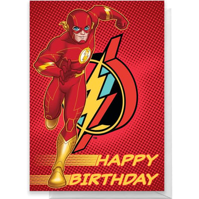 The Flash Happy Birthday Greetings Card - Standard Card