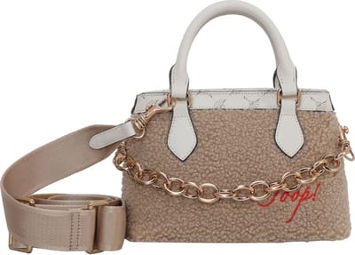 JOOP! Handtas Schoudertas Cortina Peluche Romea Handbag Cream White Crème