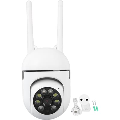 WiFi Beveiligingscamera 1080P Nachtzicht Bewegingsdetectie 2-Weg Gesprek Draaibaar Draadloos