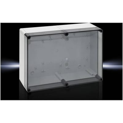 Rittal PK 9523.100 Installatiebehuizing 360 x 254 x 111 Polycarbonaat Grijs-wit (RAL 7035) 1 stuk(s)