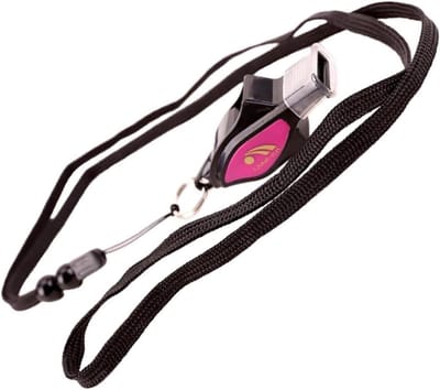 Sportfluitje - Noodfluitje - Onderwijs en sport - Zonder bal krachtig geluid - 68 cm - Roze