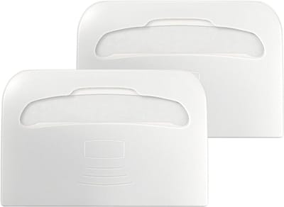 Toiletbrilhoes Dispenser - Zitpapier Houder - Hygiëne Faciliteiten - Universele Pasvorm - 2-Pack - Wit