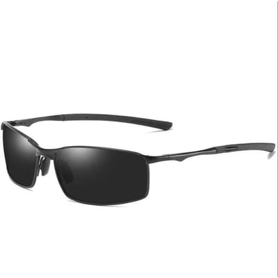 Anti-reflecterende Vierkante Myopie Zonnebril Mannen Mode Metaal Rijden Zonnebrillen Voor Mannen 0 -0.5 -0.75 Tot -6.0 Myopia -1.25