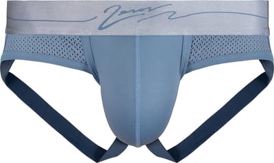 2EROS AKTIV Boreas Jockstrap Faded Denim - MAAT S - Heren Ondergoed - Jockstrap voor Man - Mannen Jock