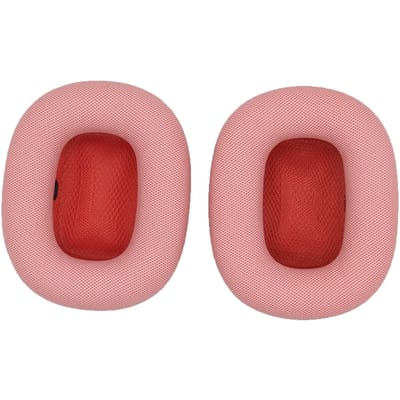 Oorkussentjes van meshstof Vervangingshoofdtelefoonkussen Eenvoudig te installeren Compatibel met AppleAirPods Max roze