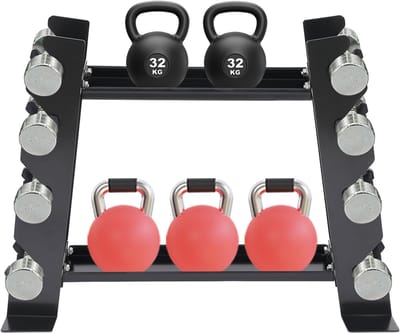 Dumbbell Rek Halterhouder 71*20.5*53cm Zwart Gewichtenrek Voor Thuisgym Halterrek Halterstandaard