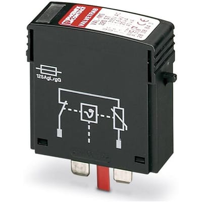 Phoenix Contact 2838843 VAL-MS 320 ST Insteekbare overspanningsafleider Set van 10 stuks Overspanningsbeveiliging voor: Verdeelkast 20 kA 10 stuk(s)