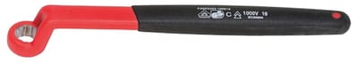 Wurth - VDE-ringsleutel, doorgezet, EN 60900 - Metrische VDE-ringsleutel x 1 st