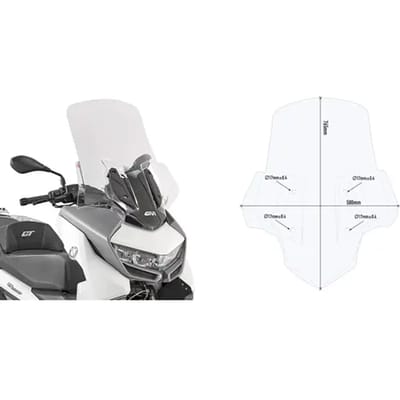Bubble bevestigingsset Givi 5132DT