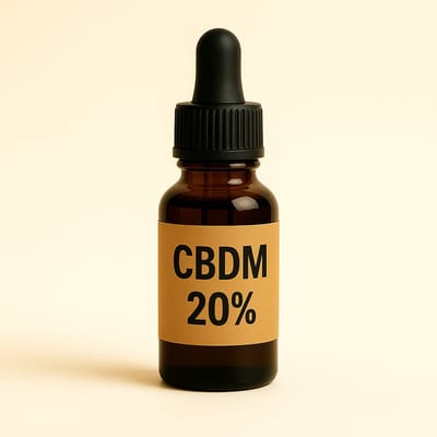 WietOliePuur CBDM Olie 20% - 10ml (2000mg) - Full Spectrum Hennepextract met CBD CBG CBN & Terpenen - CBDM Druppels op MCT-olie - THC-vrij & Vegan
