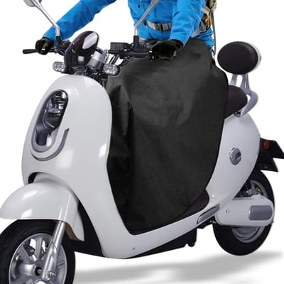 Scooter Voetenzak - Deken Beveiliging - Comfortabel Rijden - Waterdicht Oxford Weefsel - Universeel - Zwart