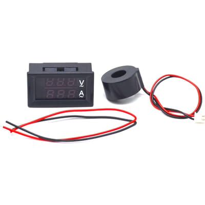Digitale Dubbele Kleur Blauw & Rood LED Display Voltmeter Amperemeter Spanning Stroom Indicator met 100A